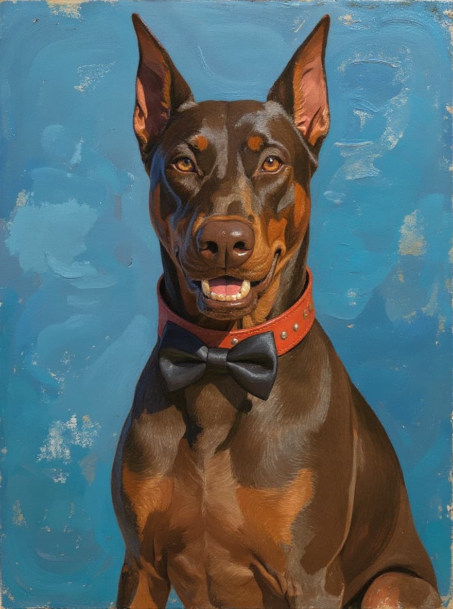 The Oil · Doberman Pinscher