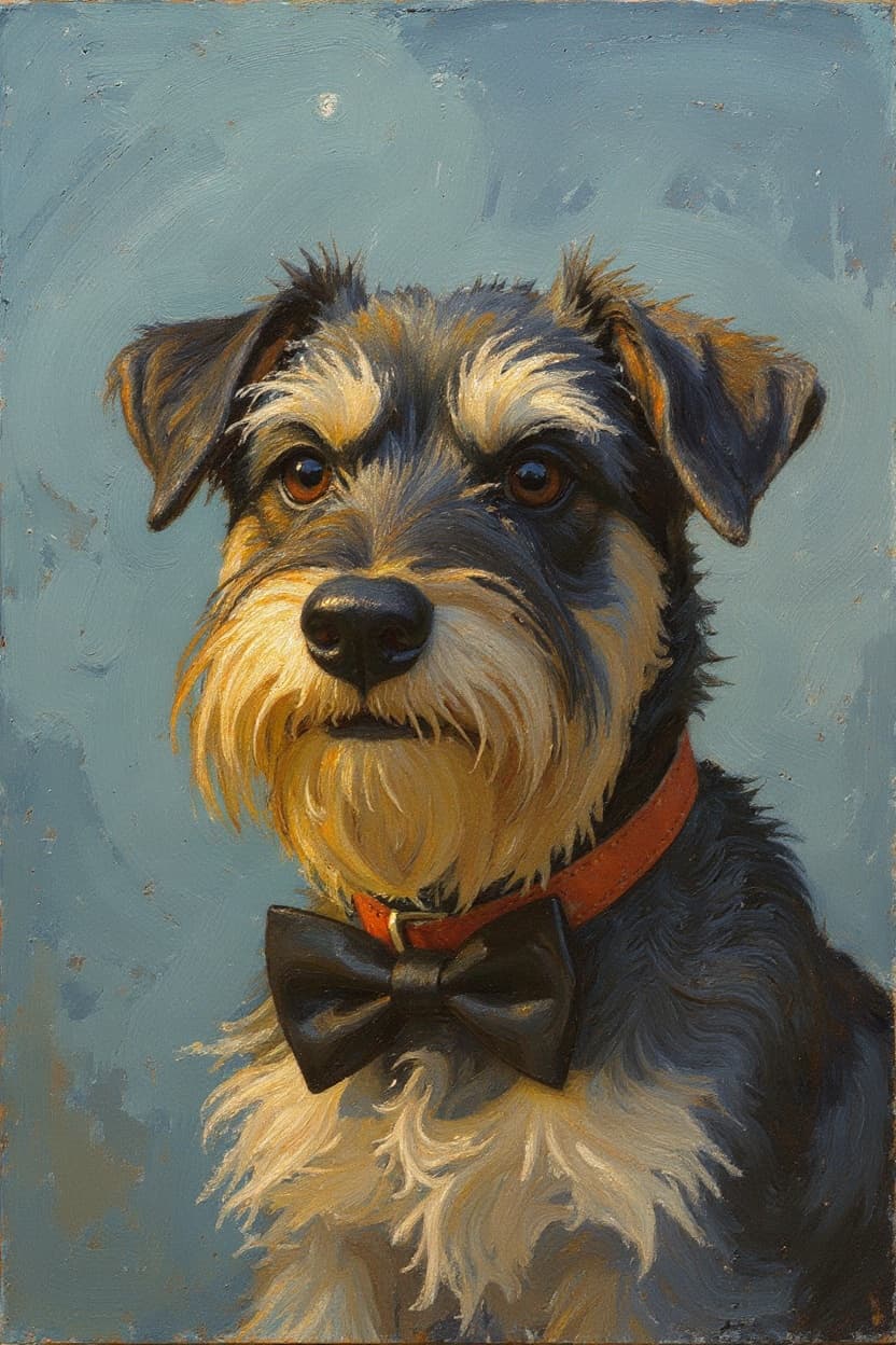 The Oil · Miniature Schnauzer